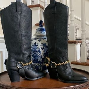 Versace Jeans Couture women’s leather boots